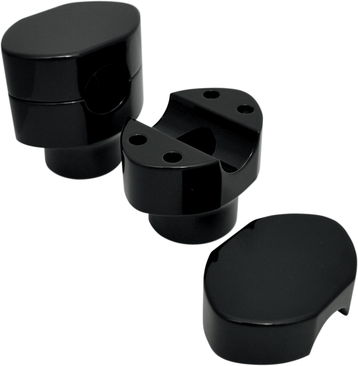 LA Choppers Riser Sprngr 1' Pauco - Black