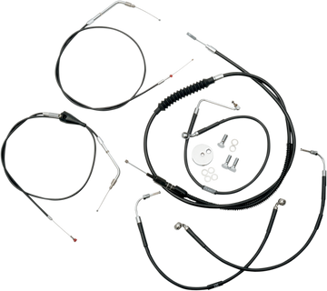 LA Choppers Cble Kt BK15-17'96-07FLHR