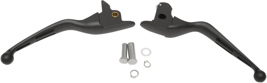 Drag Specialties Levers Slot Blk 14-16 Flt