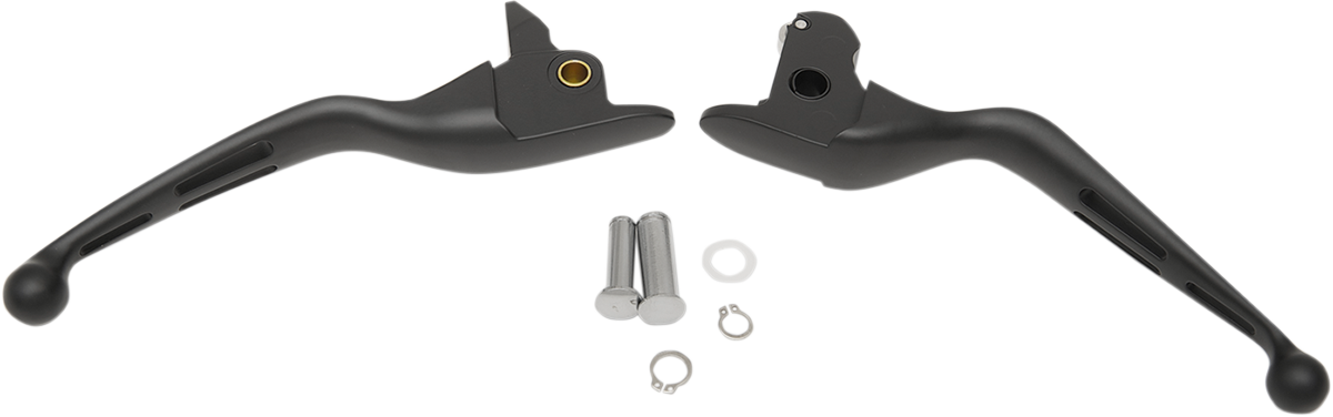 Drag Specialties Levers Slot Blk 14-16 Flt