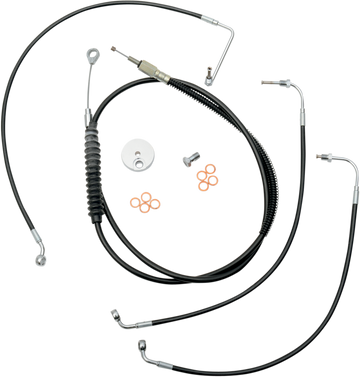 LA Choppers Cable Kt 15-17'14-16RK - Black