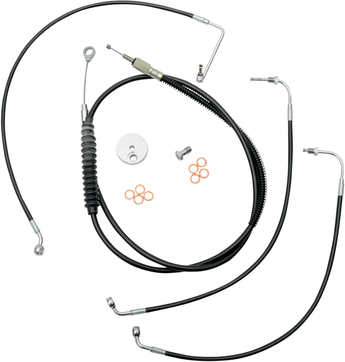 LA Choppers Cable Kt 15-17'14-16RK - Black