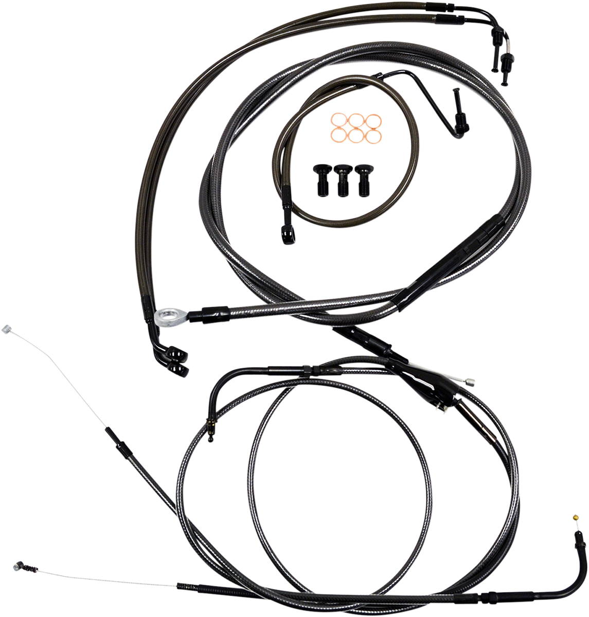 LA Choppers Cable Kt MN12-14'FLTR Abs