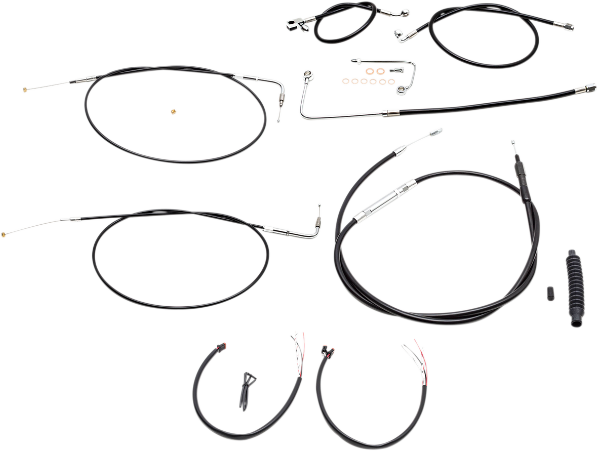LA Choppers Cable Kt C 15-17BK 15ST