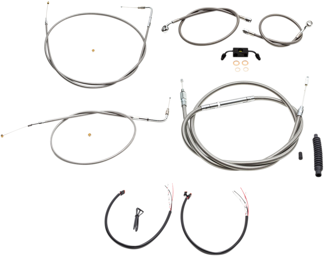 LA Choppers Cable Kt C SS18-20 Fxdabs