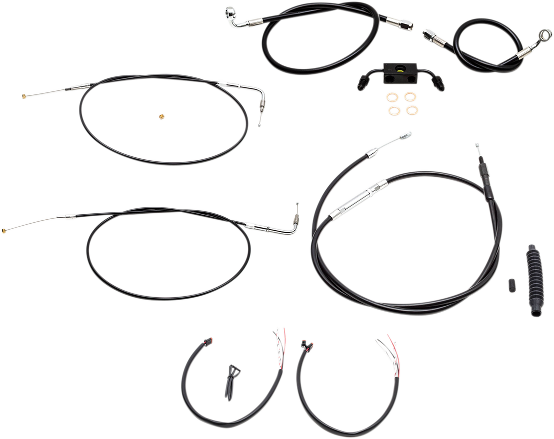 LA Choppers Cable Kt C Bk 15-18 Xlabs