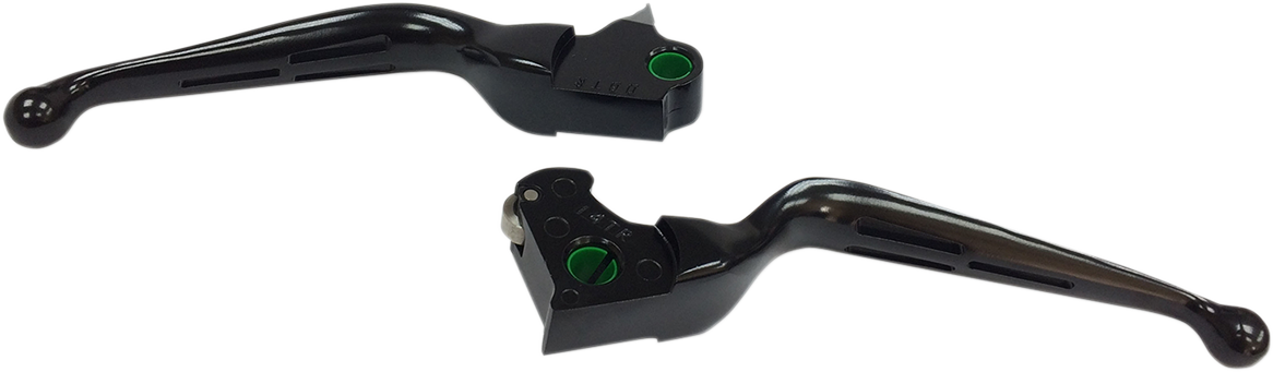 Drag Specialties Levers Hand Slt Blk TRK14