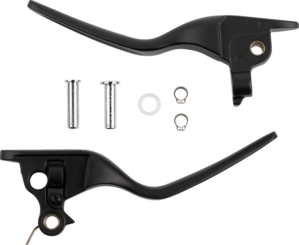 Drag Specialties Levers Lsr Blk 21-22TOUR
