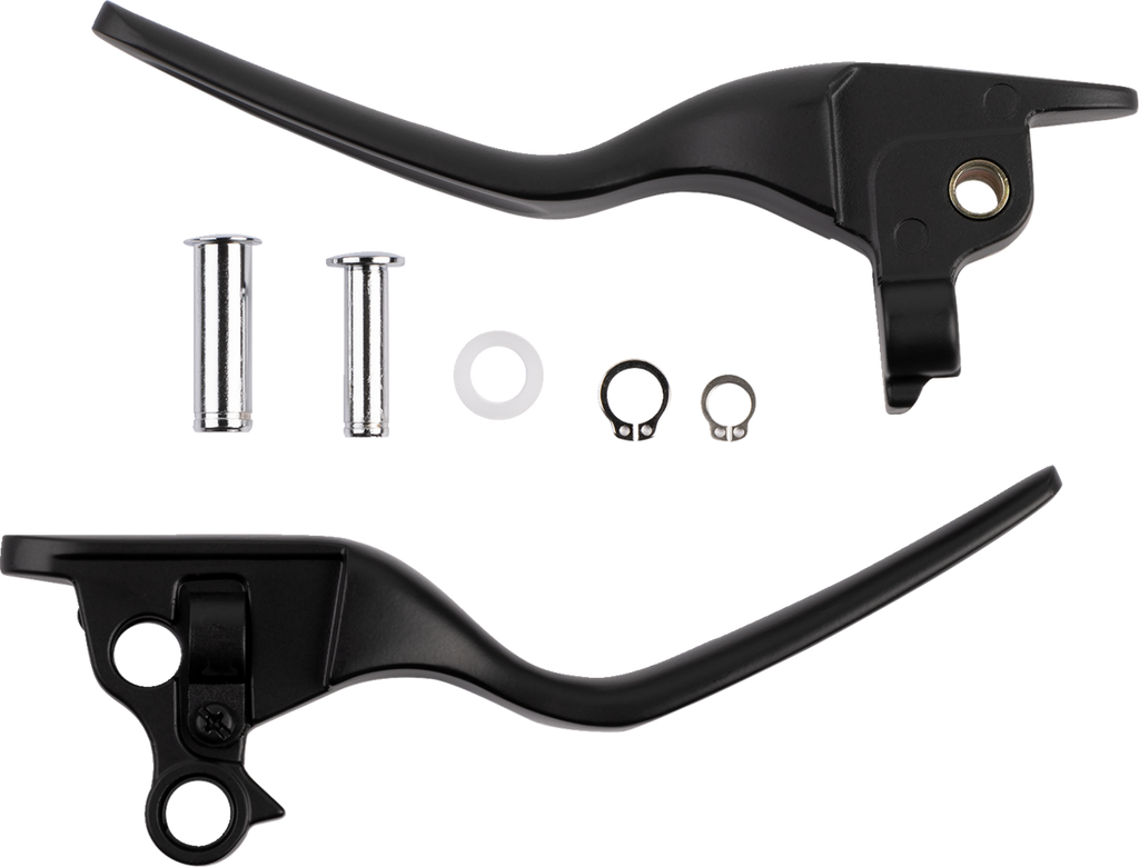 Drag Specialties Levers Lsr Blk 08-13TOUR
