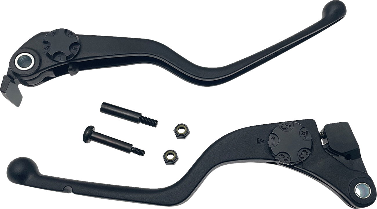 Drag Specialties Set Blk 21-23 Pan America Levers