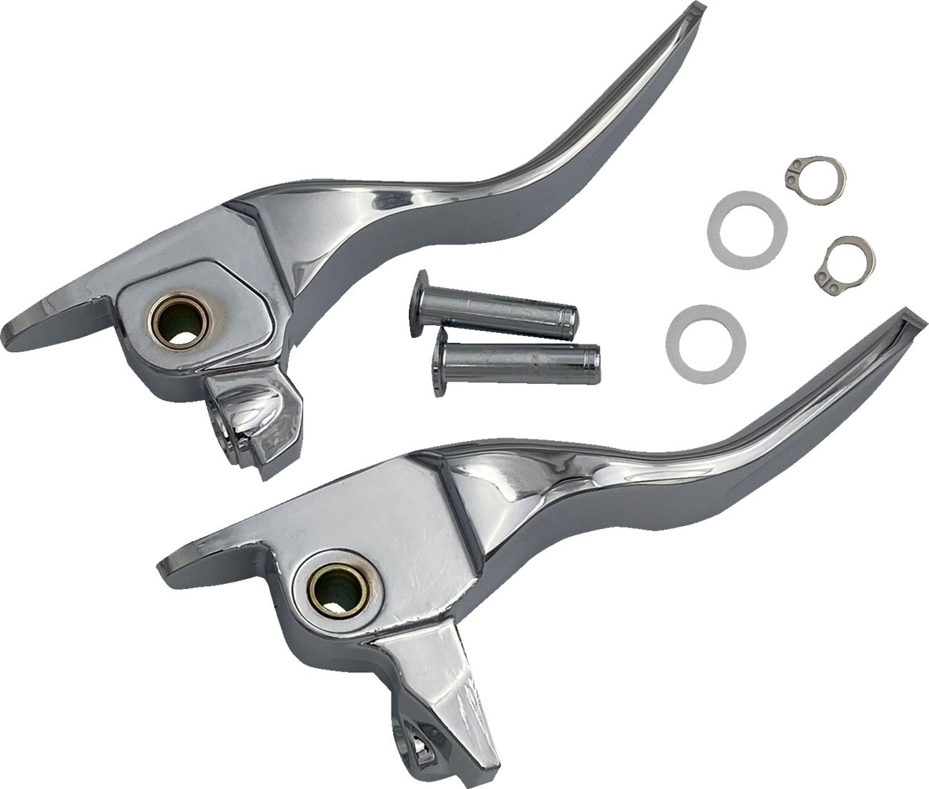 Drag Specialties Set Short Chrome 17-20 Tour Levers