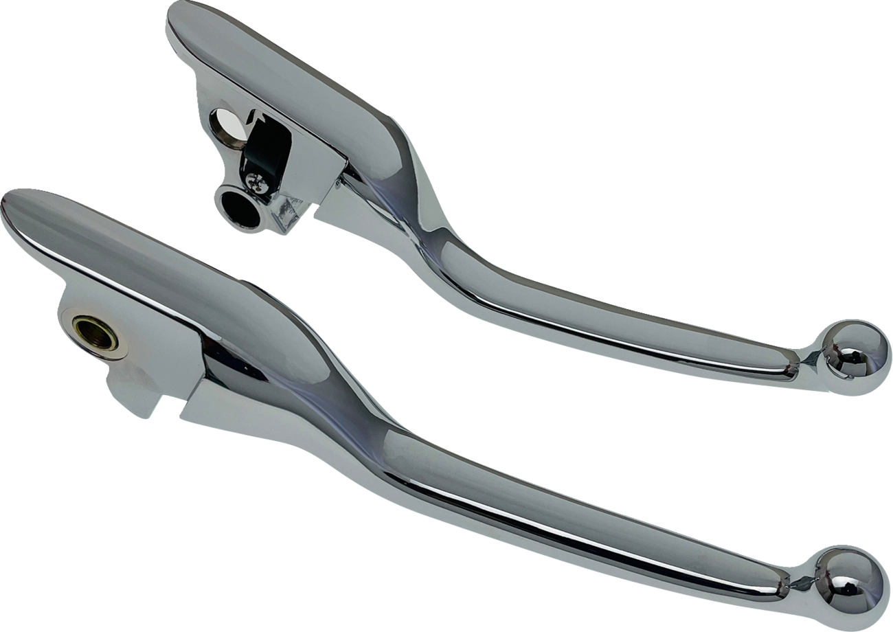 Drag Specialties Set Narrow Chrome 15-23 Softail Levers