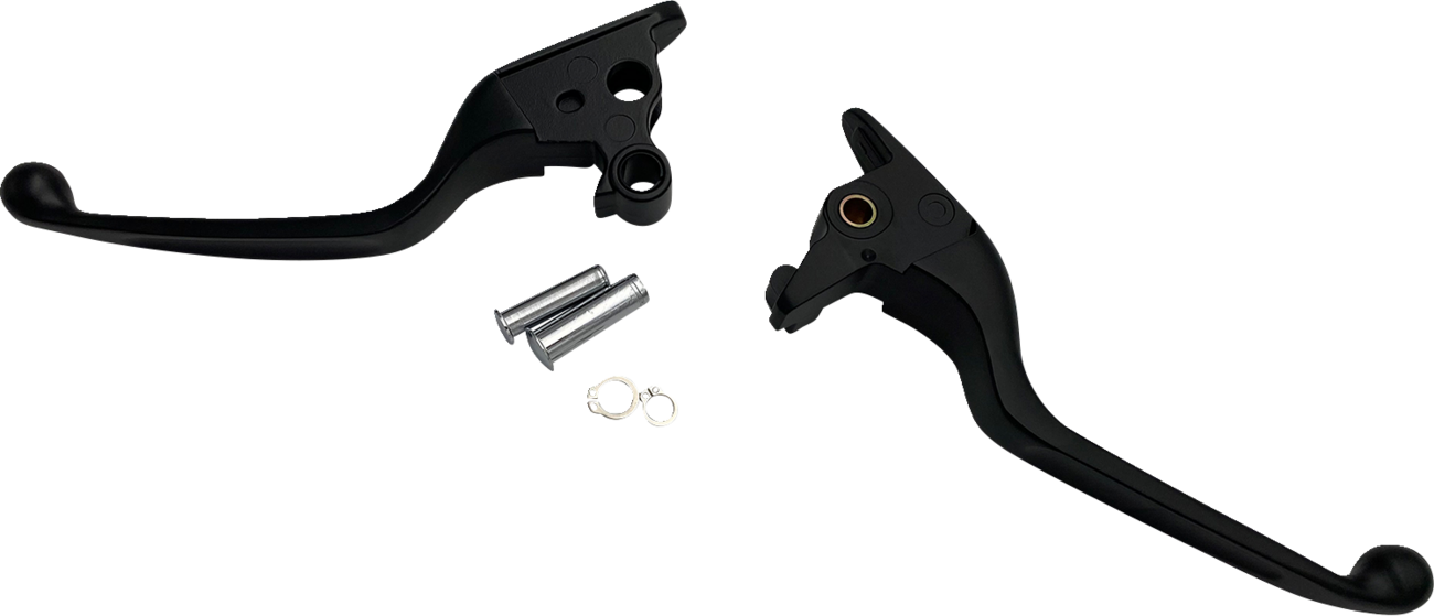 Drag Specialties Set Narrow Matte Black 15-23 Softail Levers