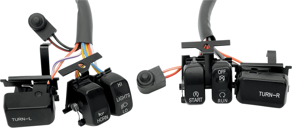 Drag Specialties Switch Kit Blk 96-13 Bt