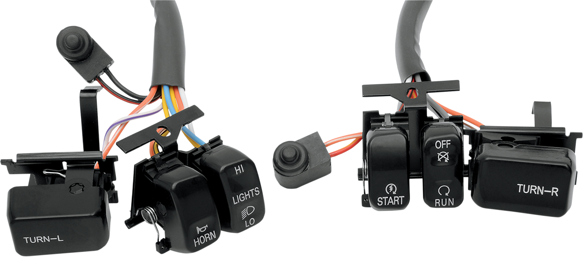 Drag Specialties Switch Kit Blk 96-13 Bt