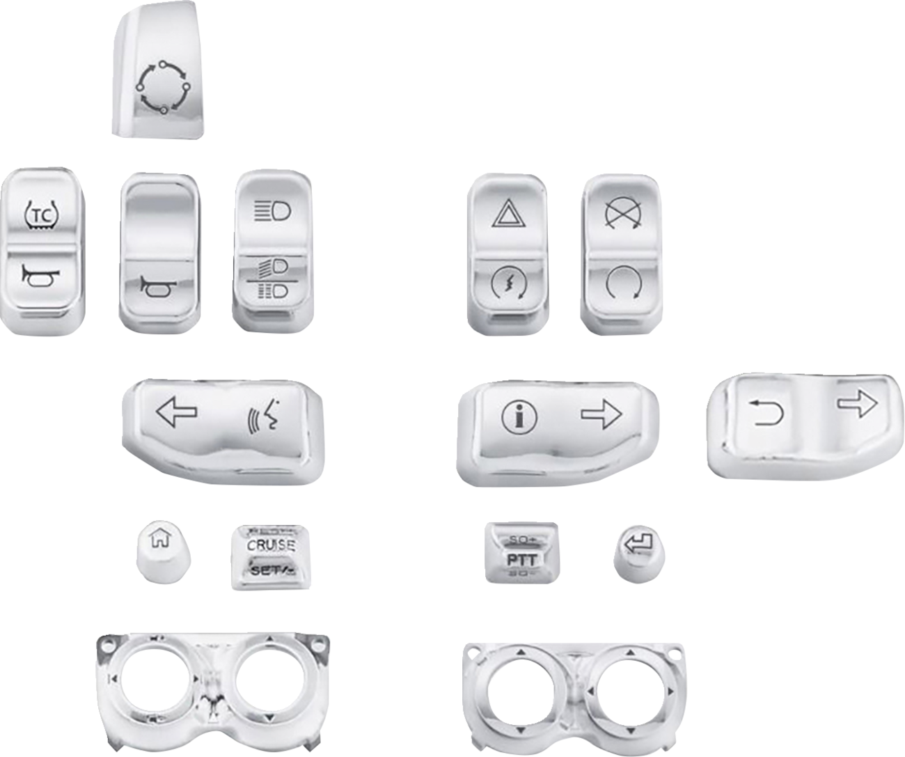 Drag Specialties Caps Swtch 16-18FLHTK
