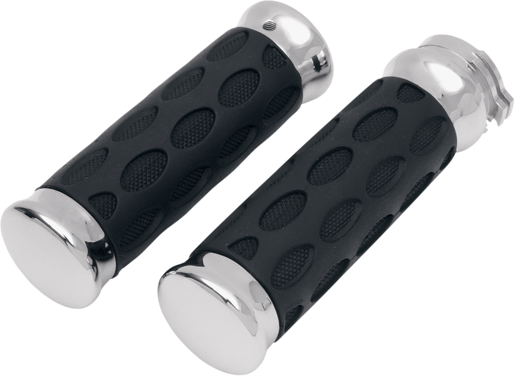 Drag Specialties Grips Hotop Chr/rub