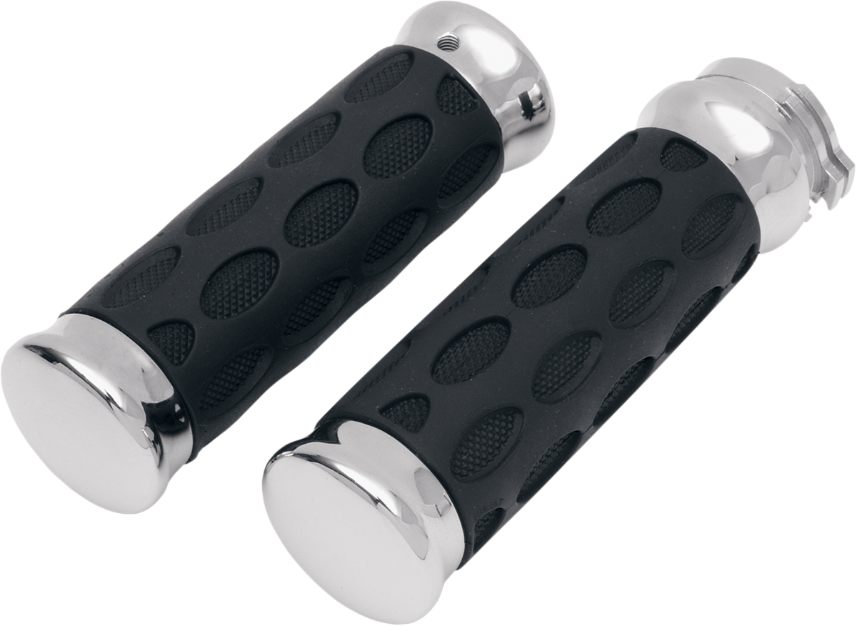 Drag Specialties Grips Hotop Chr/rub