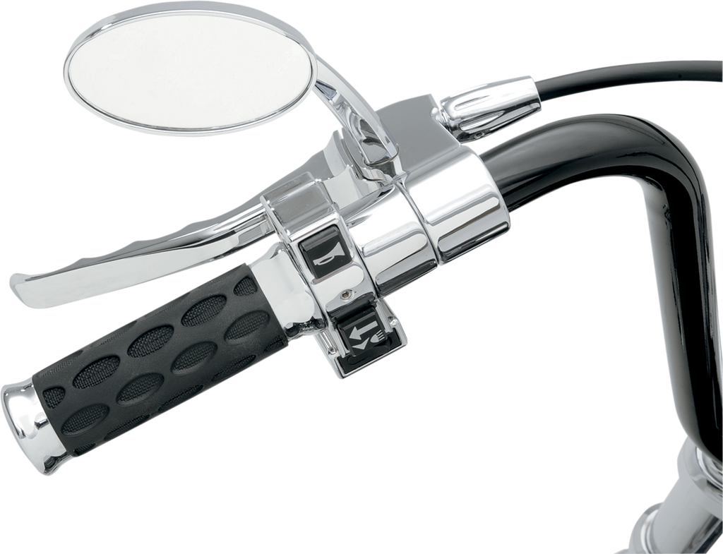 Drag Specialties Grips Hotop Chr/rub