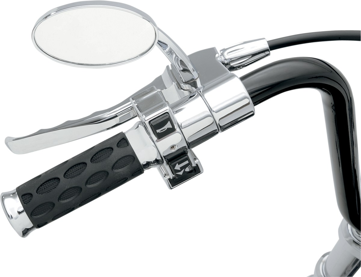 Drag Specialties Grips Hotop Chr/rub