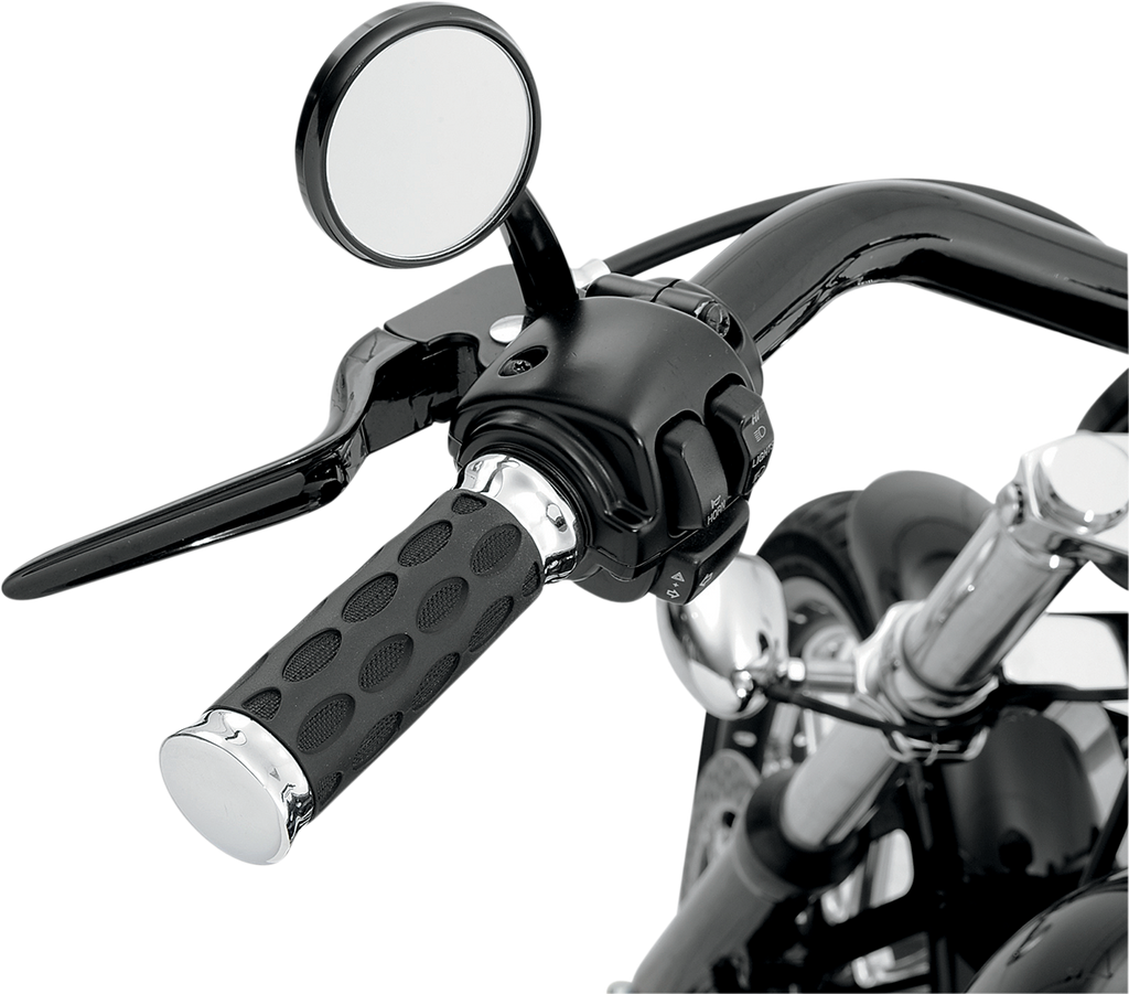 Drag Specialties Grips Hotop Chr/rub