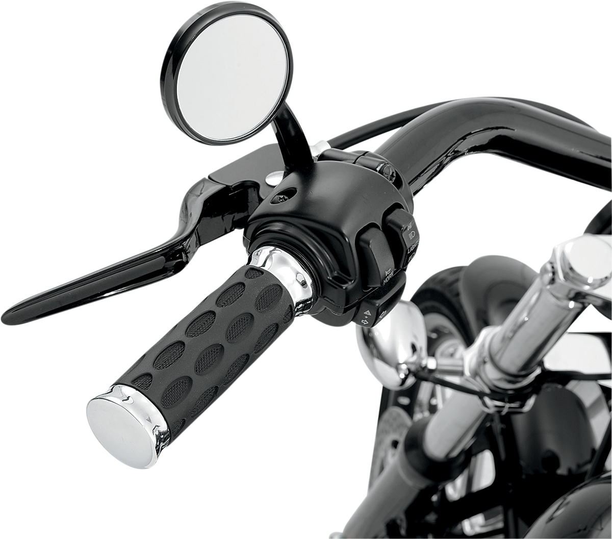 Drag Specialties Grips Hotop Chr/rub