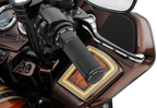 Arlen Ness Slot Track Tbw Grips - Black