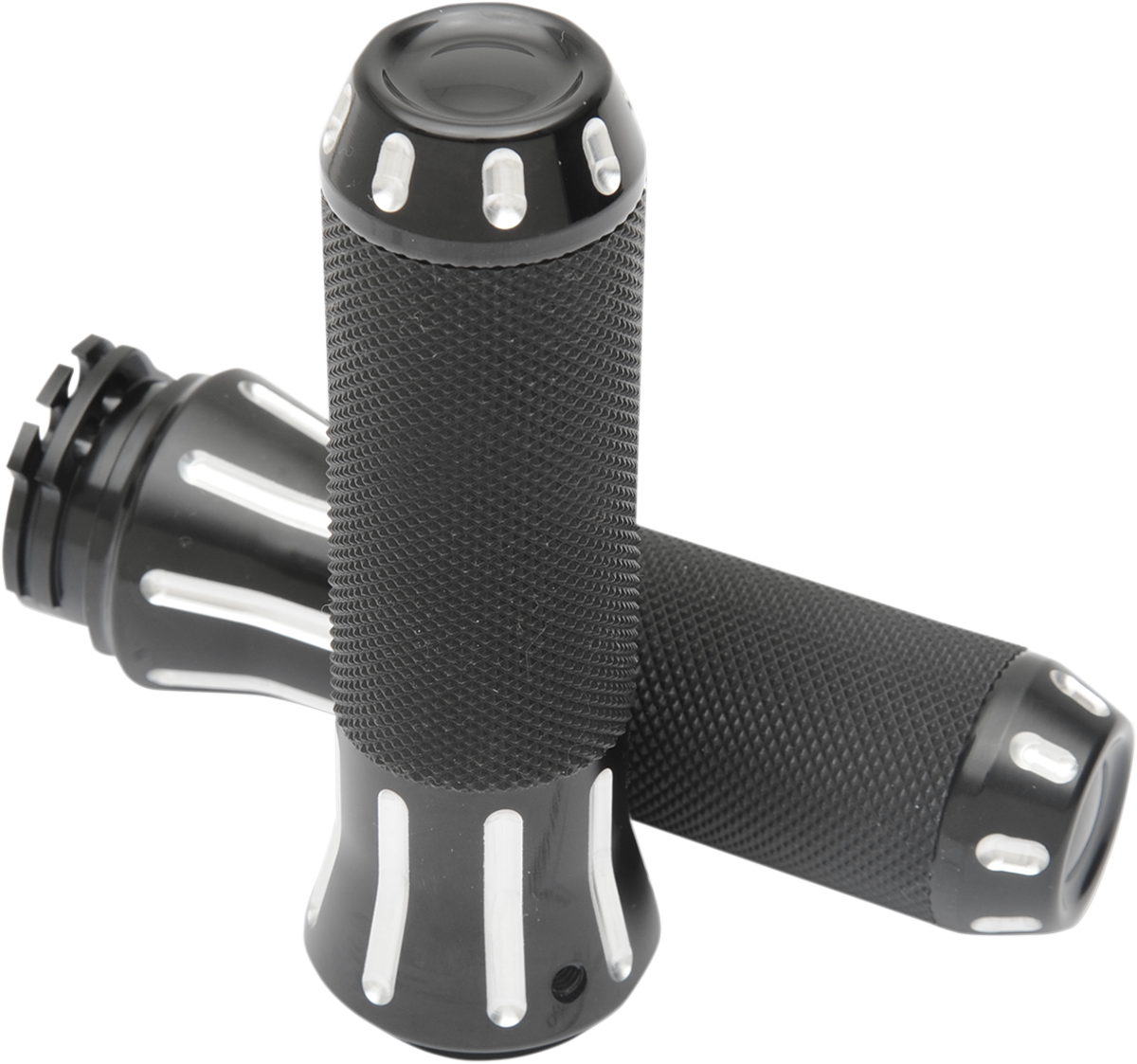 Drag Specialties Grips Custom Black Cut