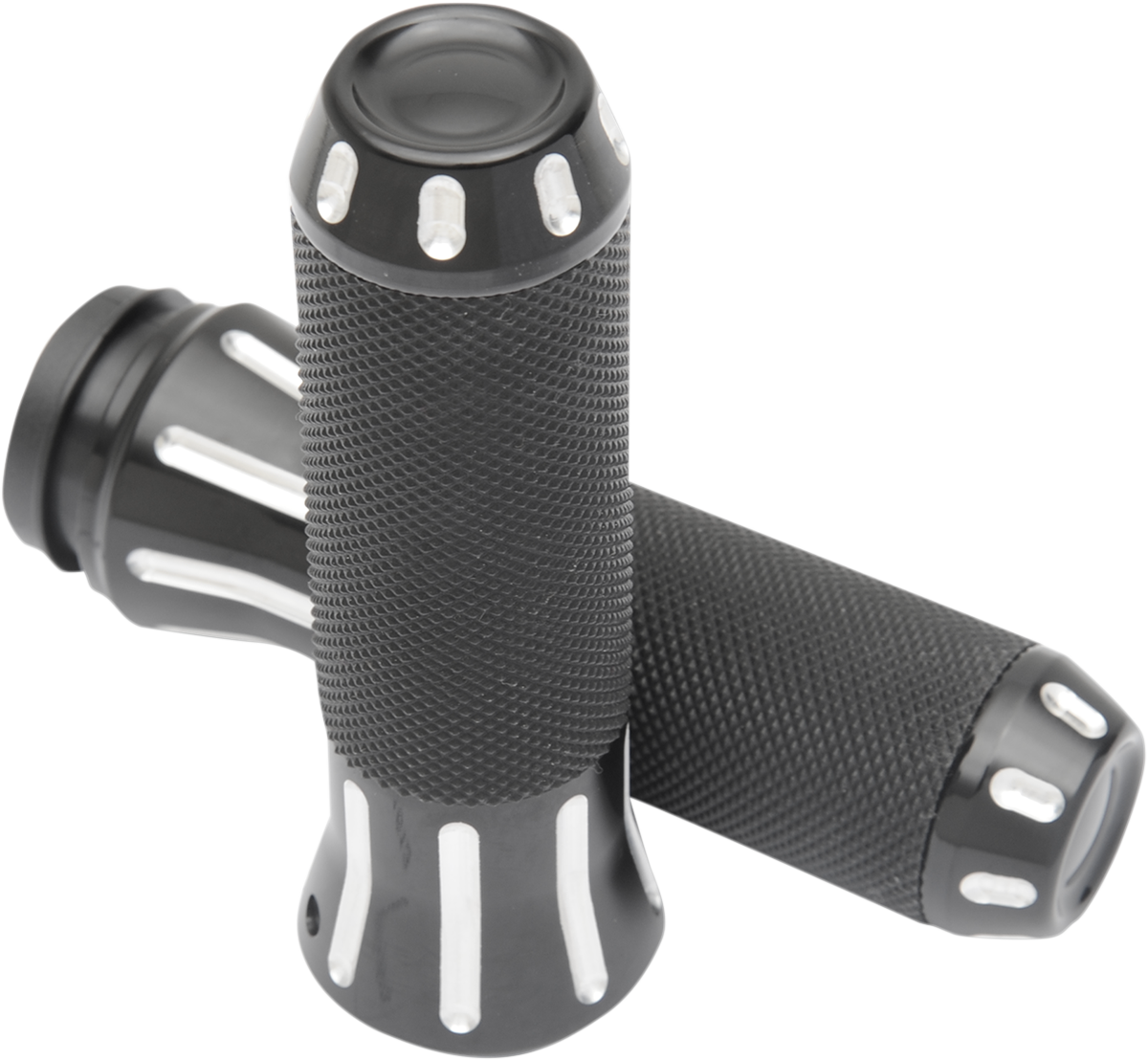 Drag Specialties Grips Custom Tbw Blk Cut