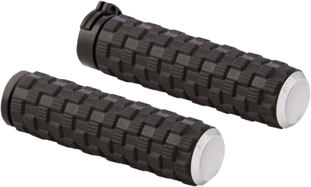 Arlen Ness Air Trx Tbw Grips - Chrome