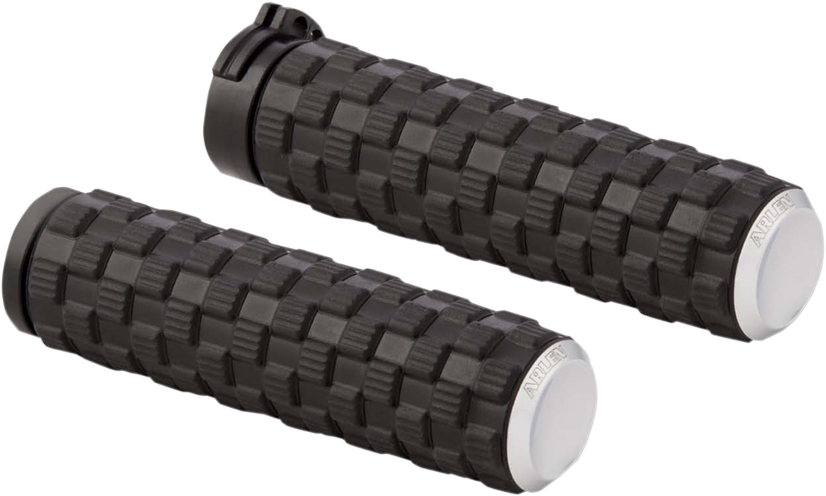 Arlen Ness Air Trx Tbw Grips - Chrome