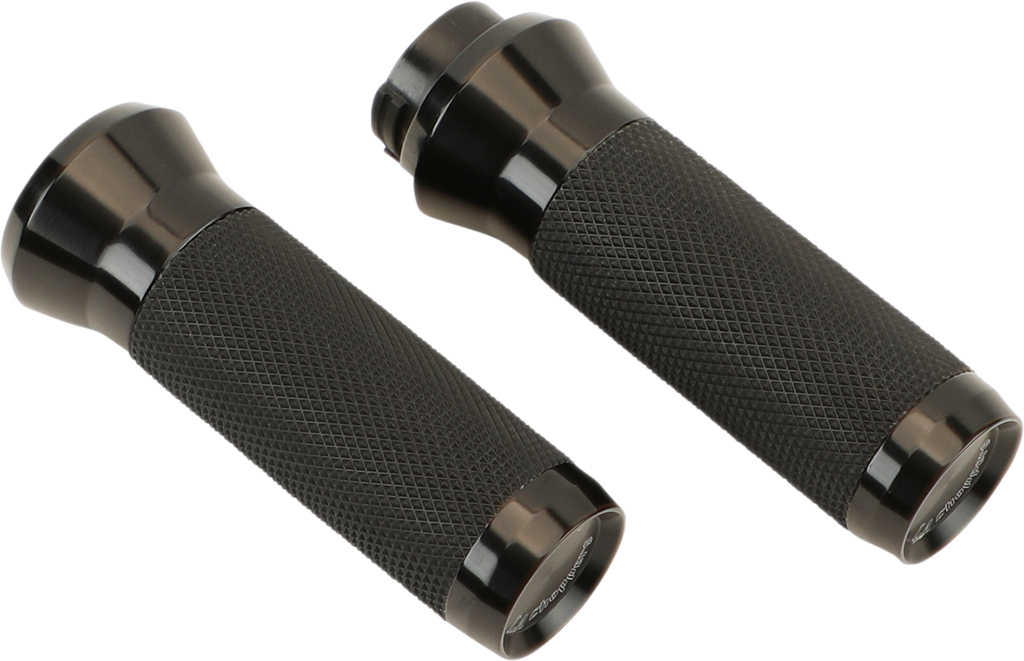 LA Choppers Grips Tbw Black Anodize