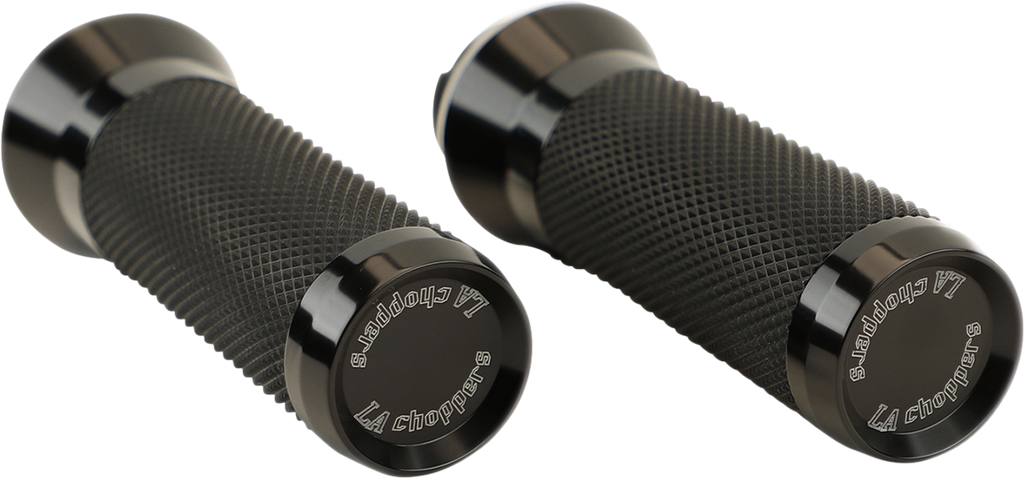 LA Choppers Grips Tbw Black Anodize