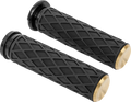 Arlen Ness Diamond Cable Brass Grips