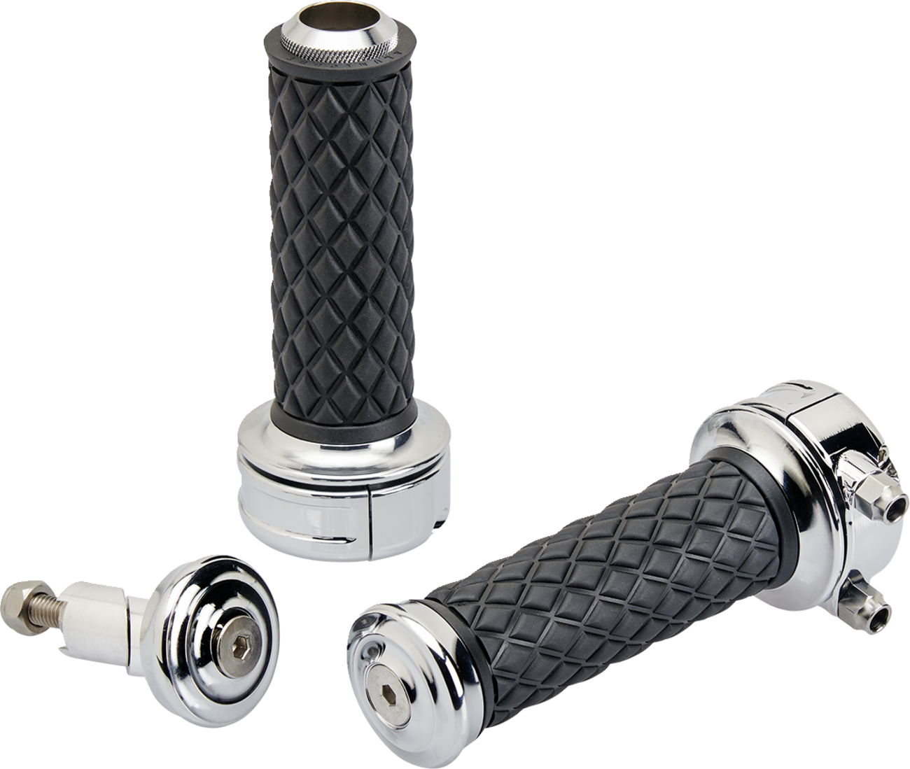 Biltwell Grips Alumicore Cstm - Chrome