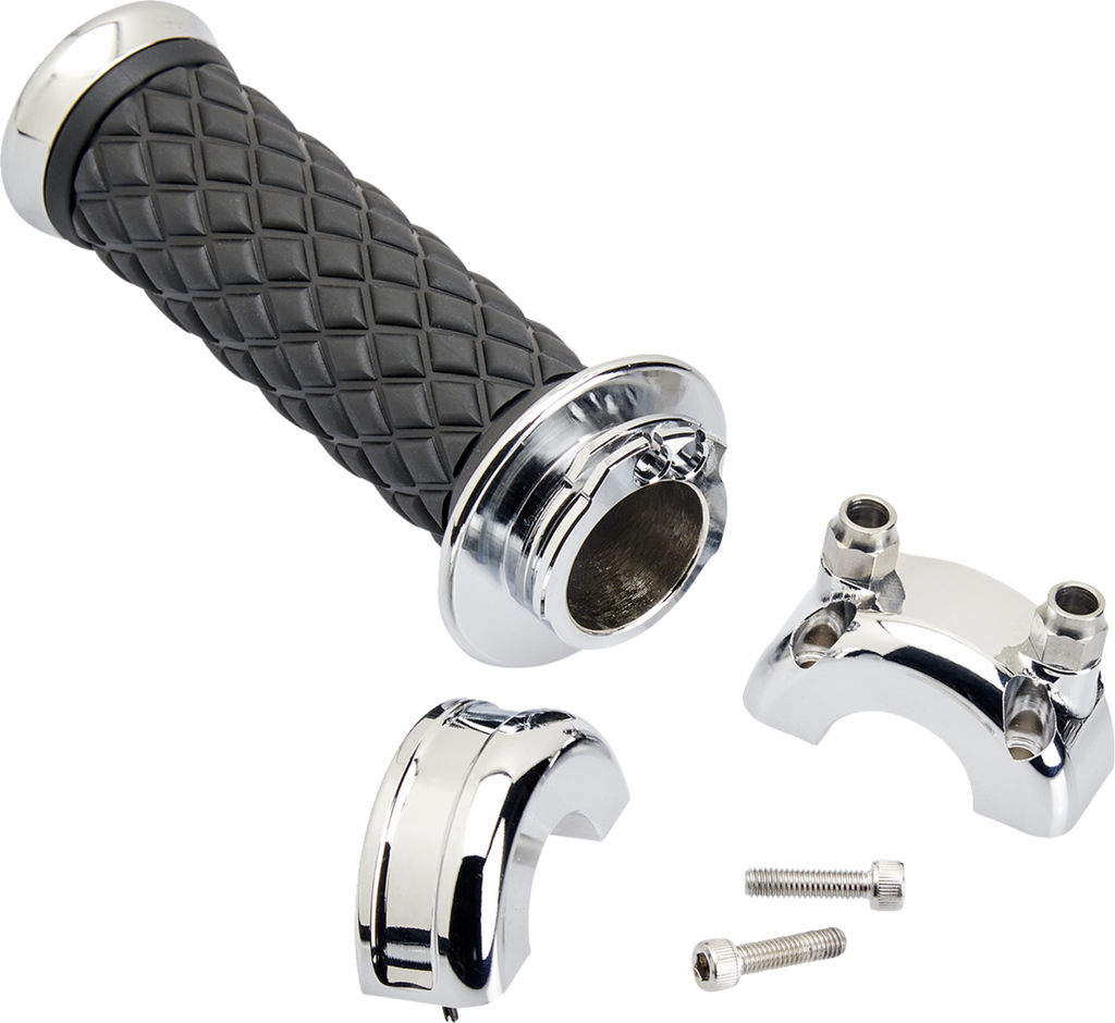 Biltwell Grips Alumicore Cstm - Chrome