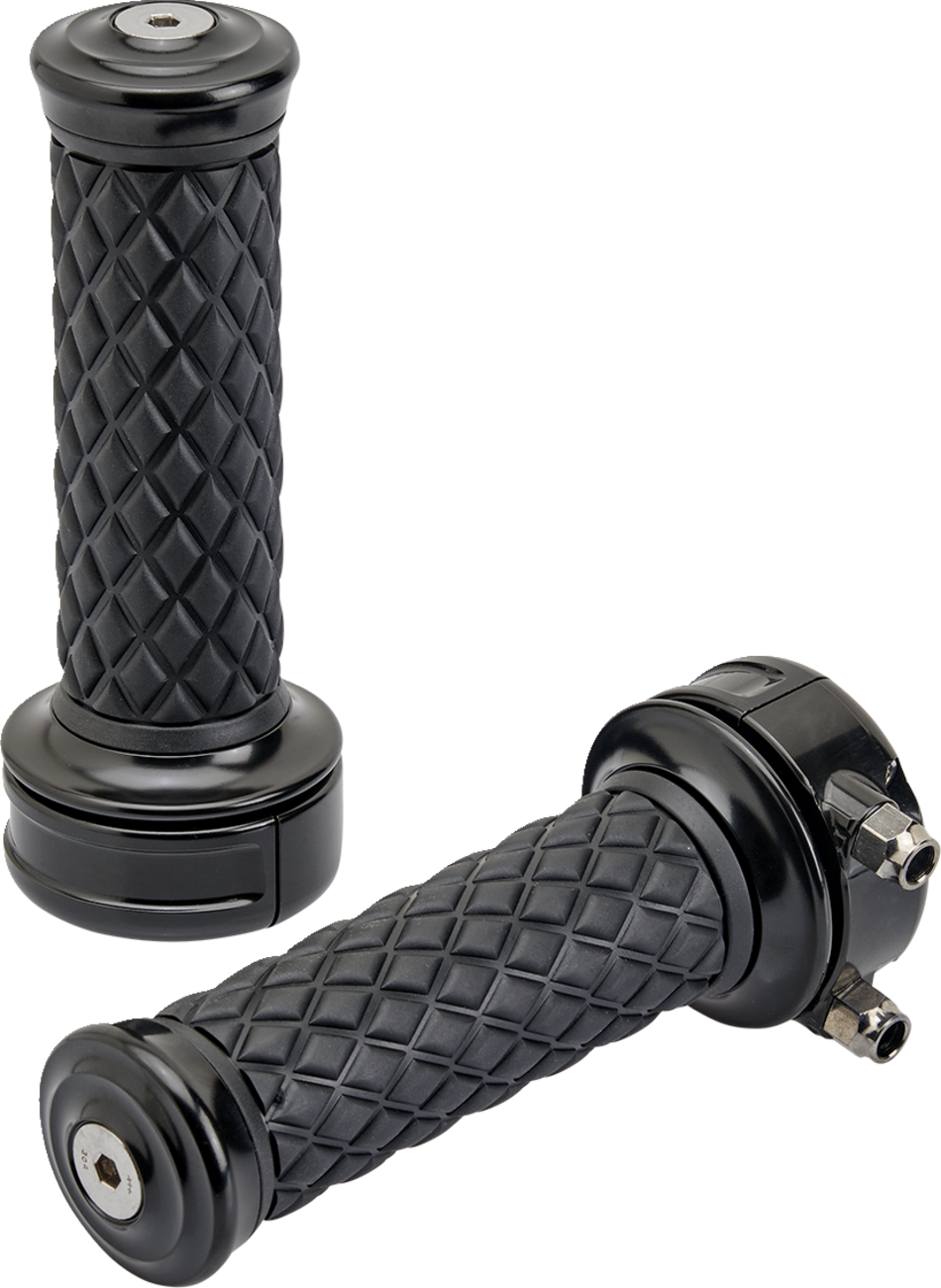 Biltwell Grips Alumicore Cstm - Black