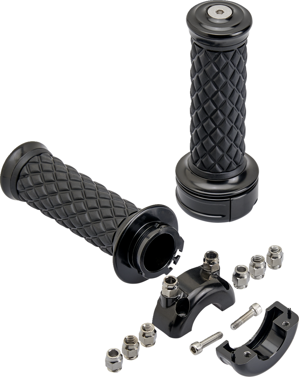 Biltwell Grips Alumicore Cstm - Black