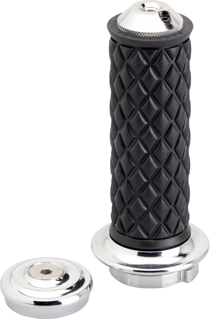 Biltwell Set Alumicore 1' Tbw Grips - Chrome