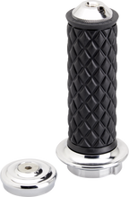 Biltwell Set Alumicore 1' Tbw Grips - Chrome