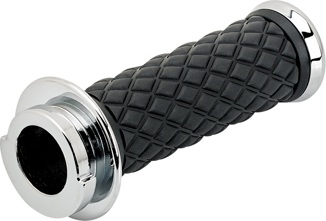 Biltwell Set Alumicore 1' Tbw Grips - Chrome