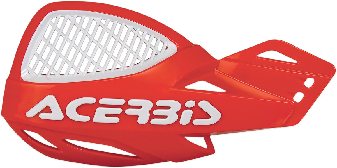 ACERBIS Vented Uniko Handguards - Red/White