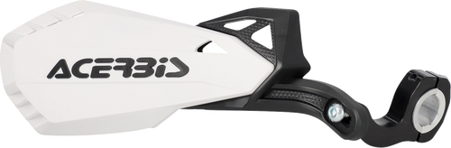 Firstmoto Handguards - White/Black (1)