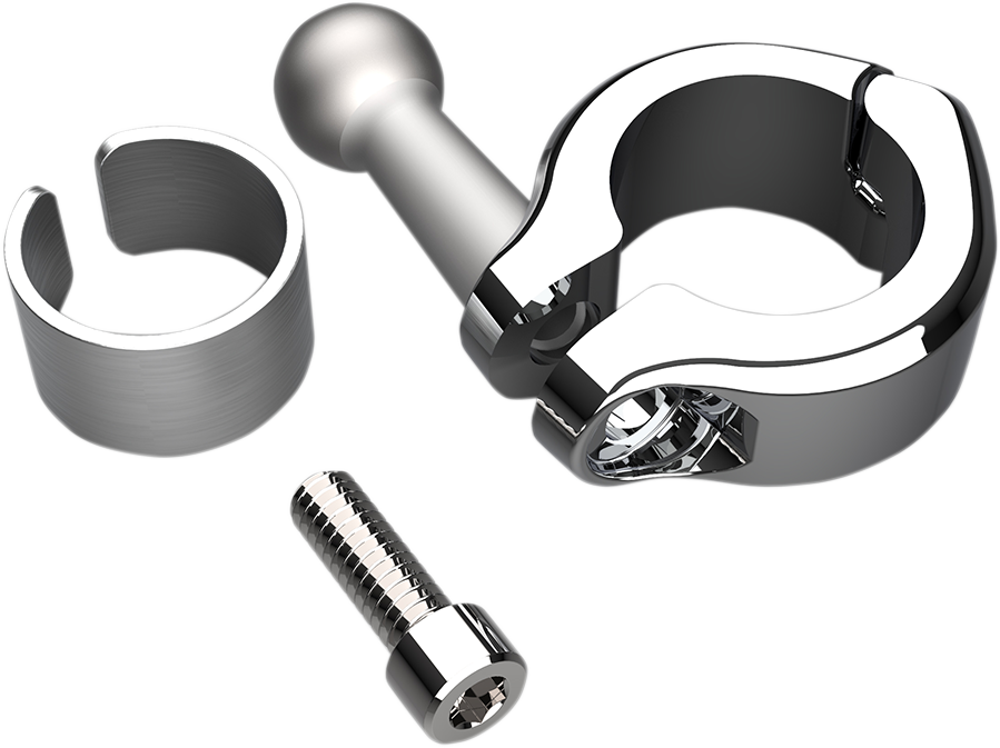 Ciro Clamp Alum Chr 7/8-1'