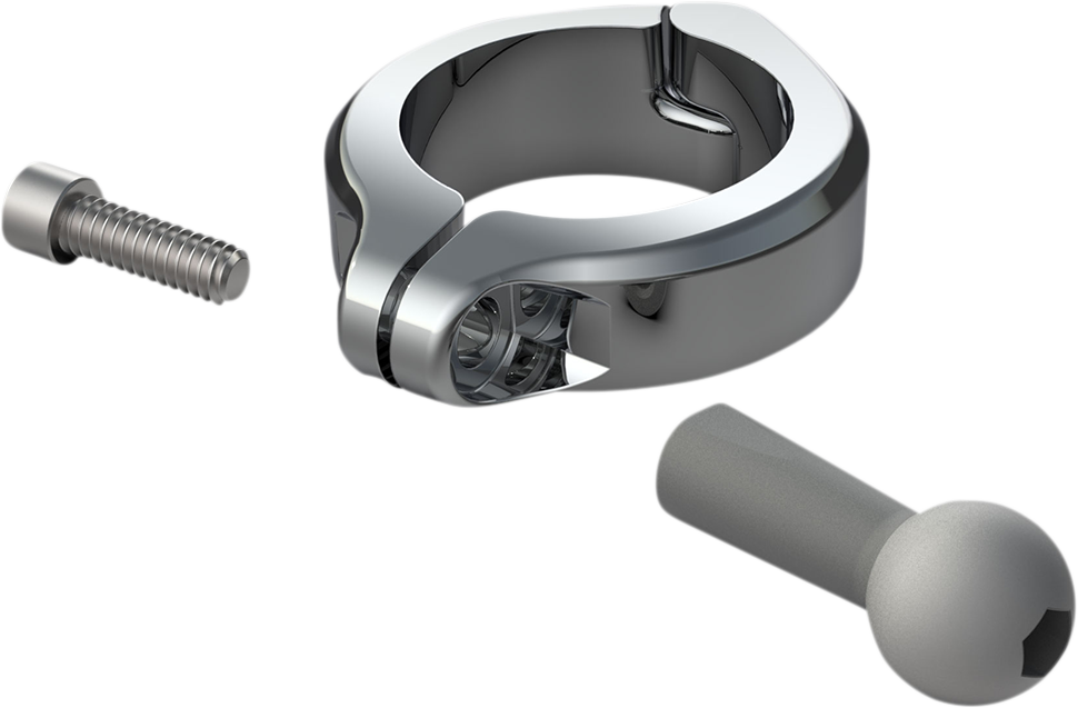 Ciro Clamp W/ball Mnt 1.5' - Chrome