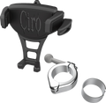 Ciro Holder Phone Constrictor Blk, H-bar Mnt 1-1/8', 1-1/4' - Chrome