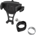 Ciro Holder Phone Constrictor Blk, H-bar Mnt 1-1/8', 1-1/4' - Black