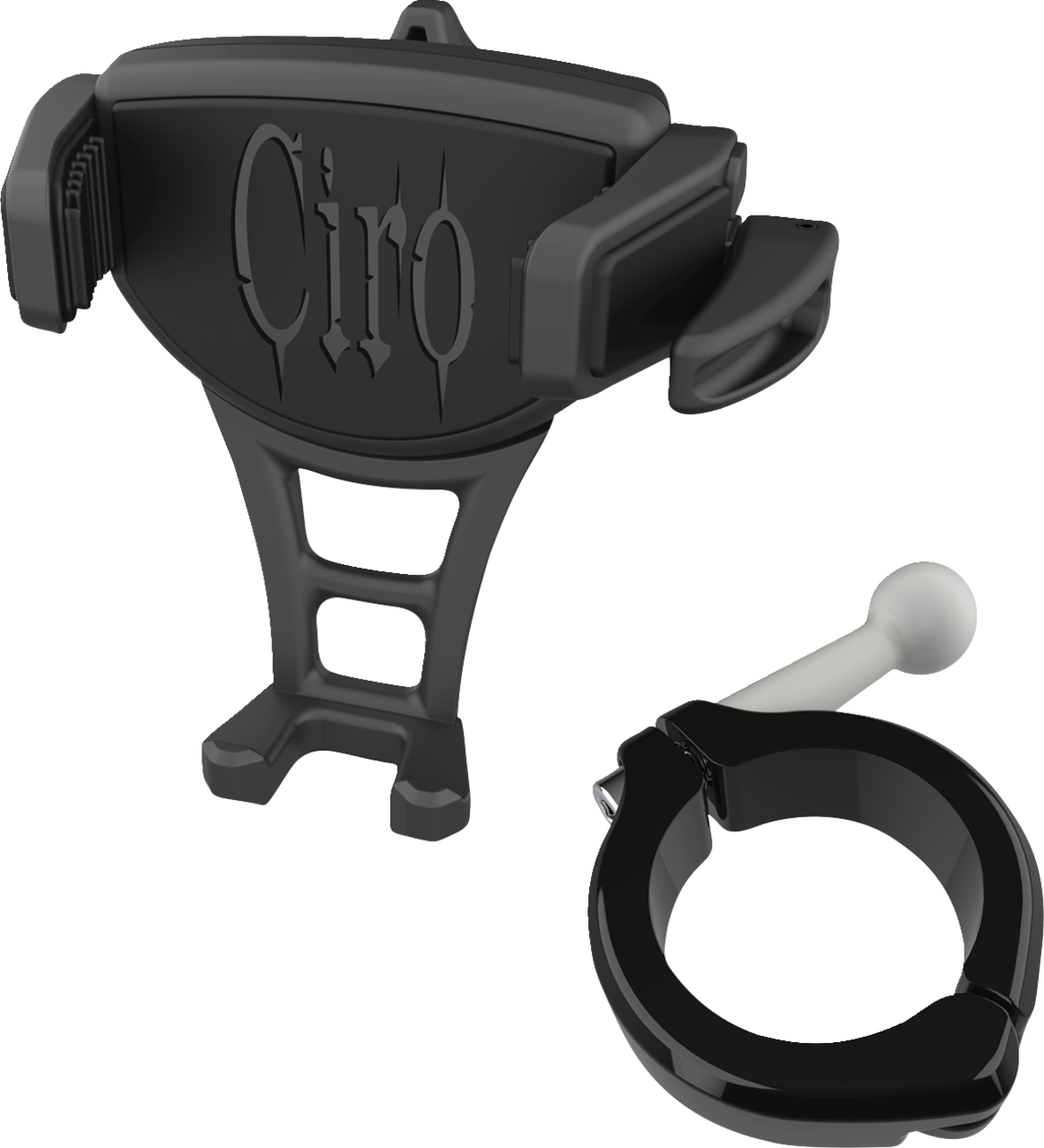 Ciro Holder Phone Constrictor Black, H-bar Mount 1-1/2' Black