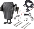 Ciro Holder Phone Gen 2 Cybercharger Blk, Offset Perch Mount - Chrome