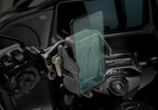Ciro Holder Phone Gen 2 Cybercharger Blk, Offset Perch Mount - Black